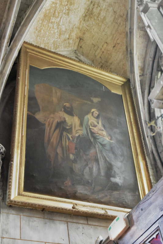 Après quatre mois de restauration, le tableau Halte durant la fuite en Égypte « est reparti pour un siècle » à Notre-Dame de Bourges