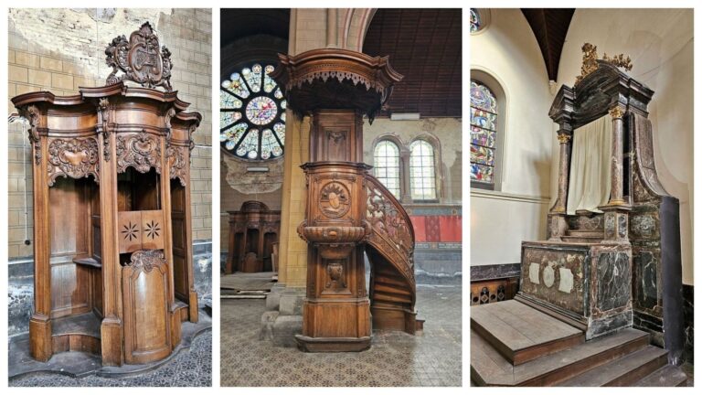Du mobilier religieux provenant d’une église désacralisée de Nivelles est à vendre sur Internet