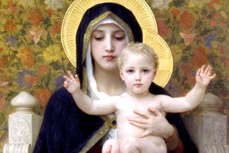 Partout où se trouve Marie, son fils ne peut manquer d’être |  Registre national catholique
 et adresser ses prières à la mère de dieu .