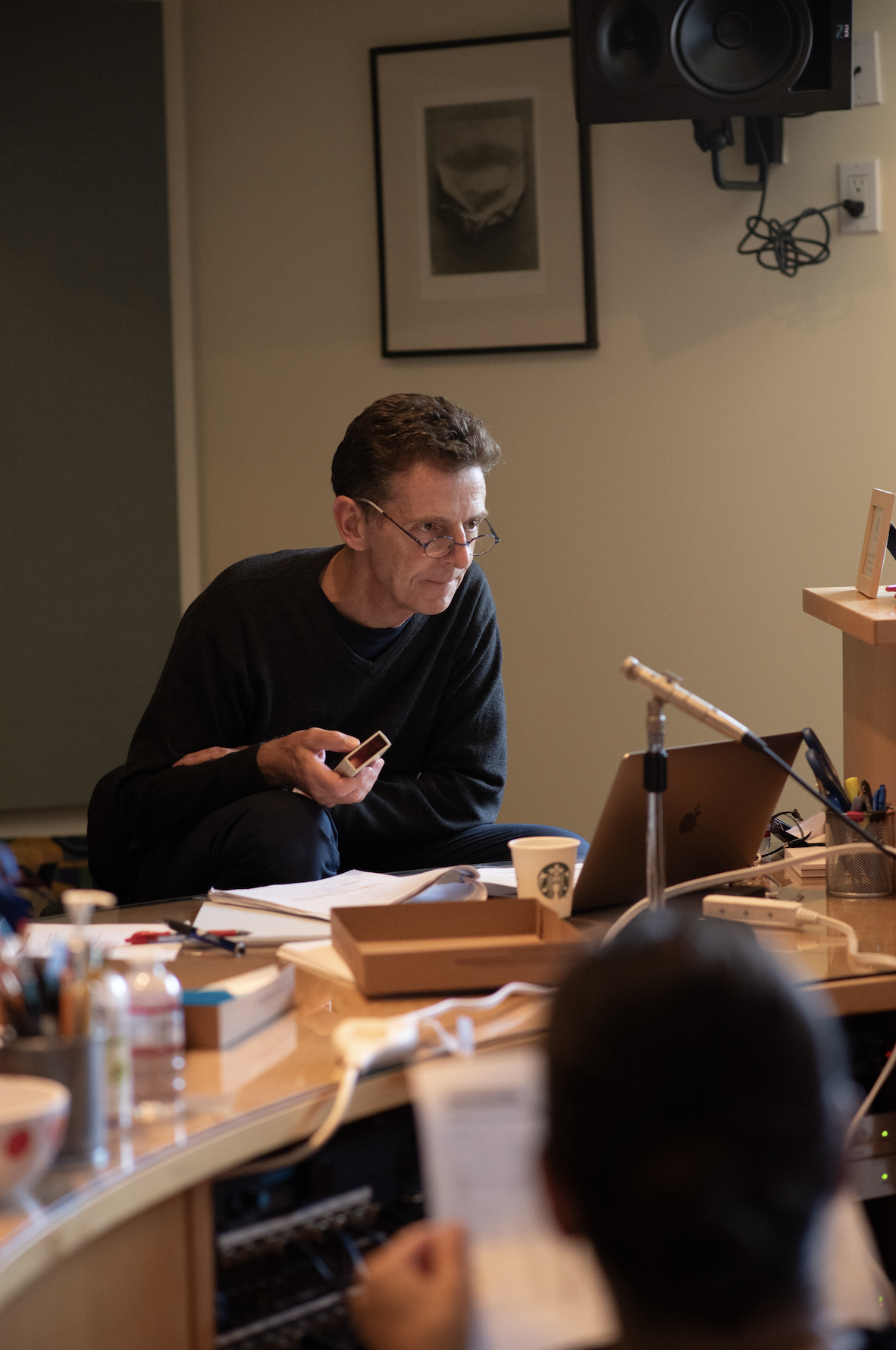 Mark Ramsey pendant la production de « The Christ ». | Crédit : Images de braise